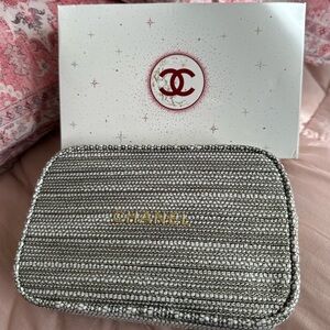 Chanel makeup bag